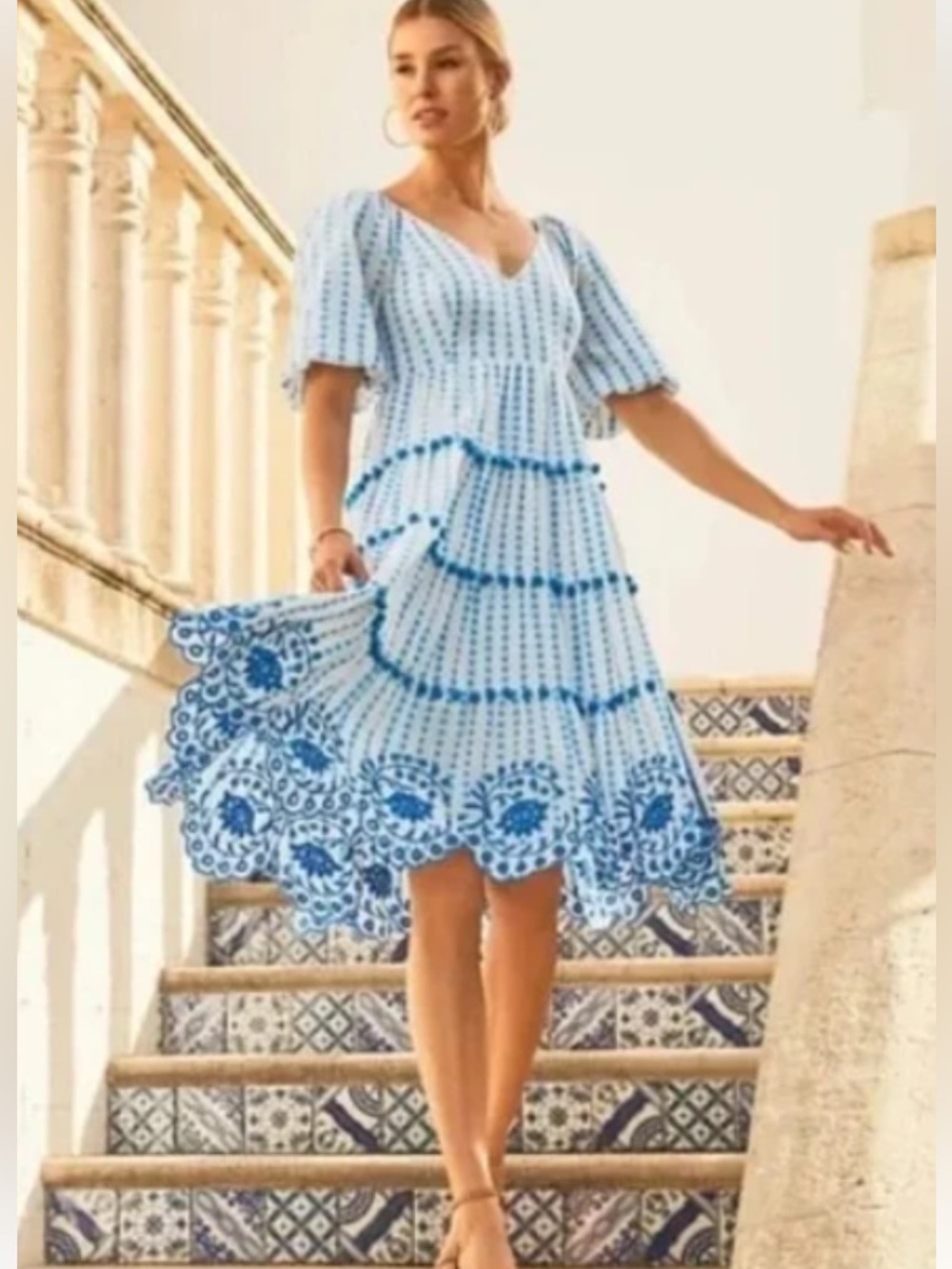 Lilly Pulitzer NEW Sidney Midi Dress Gingham Embroidered Size 4 Country Preppy - Picture 4 of 11